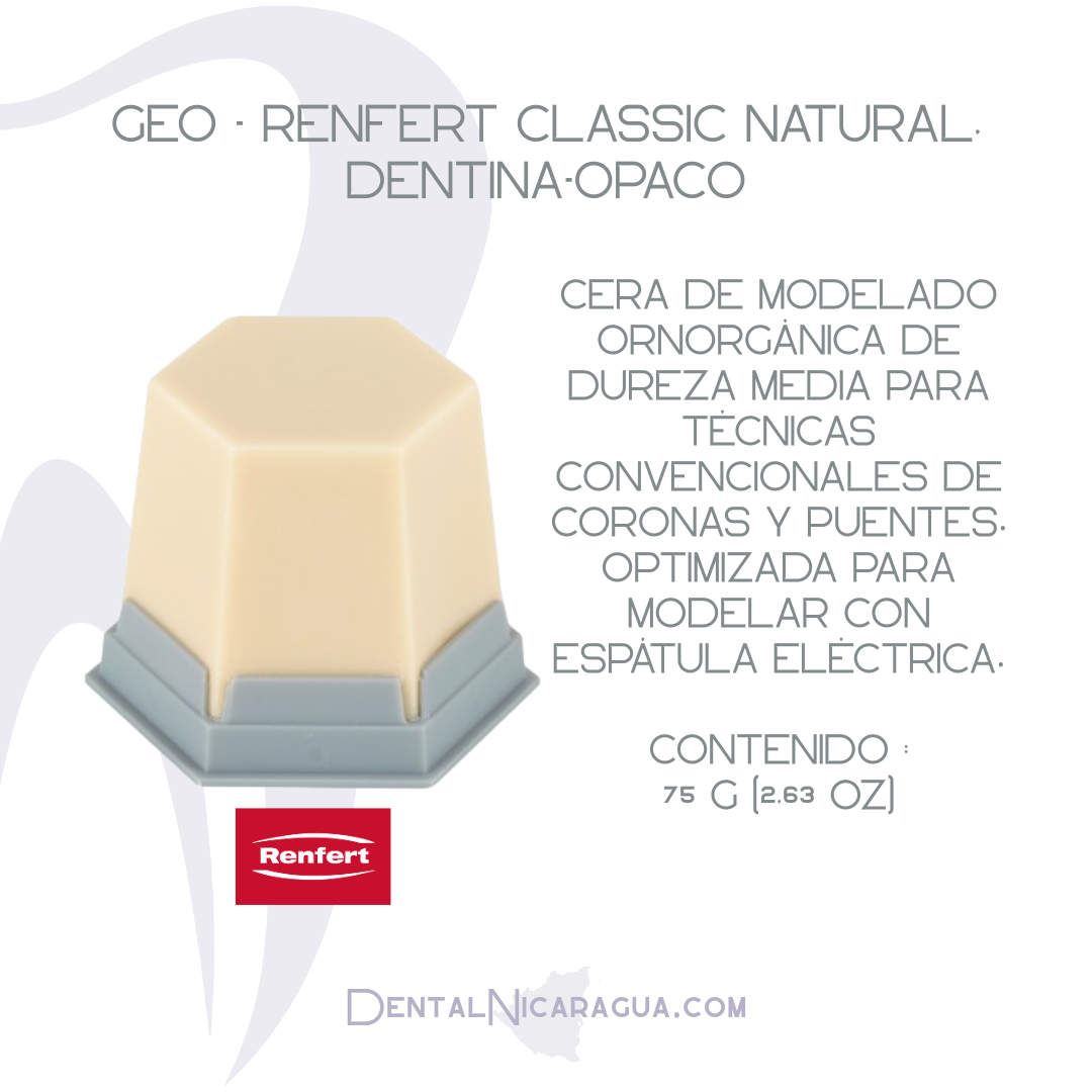 Cera Geo Renfert Natural Dentina Opaco
