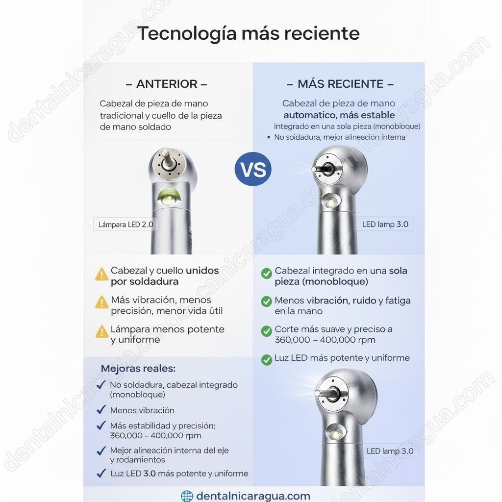 - Turbina de Alta potencia de corte+ LED 3.0