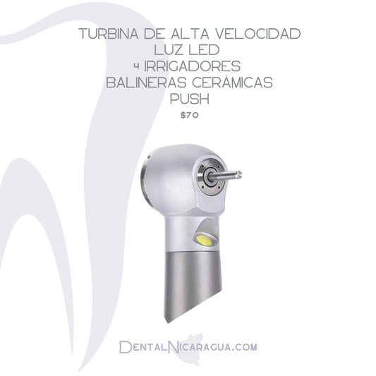 Pieza de mano LED con 4 Irrigación. Balinera Cerámica