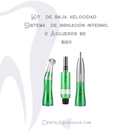 . Kit PRO de baja velocidad con Irrigación Interna.