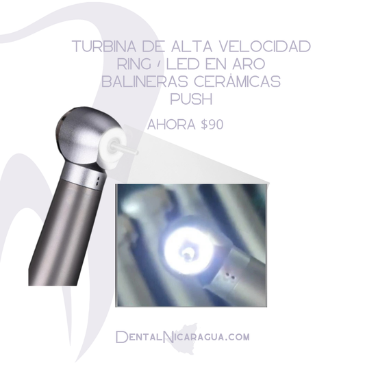 . Turbina de alta velocidad Balineras Ceramicas Ring Led Aro