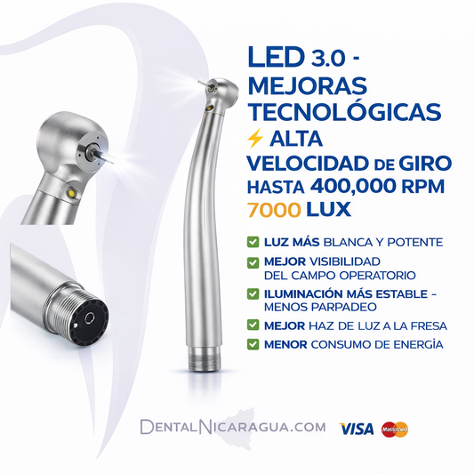 - Turbina de Alta potencia de corte+ LED 3.0
